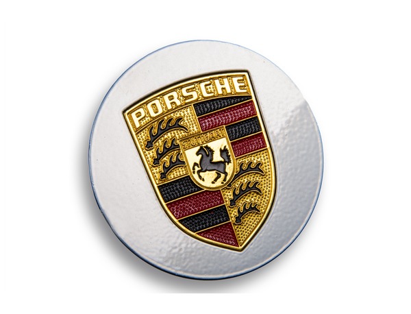 Hub cap in Silver with full-color Porsche Crest for Porsche 911, 924, 944, 964, 968, 993, 986 and 996 Hub cap in Silver with full-color Porsche Crest for Porsche 911, 924, 944, 964, 968, 993, 986 and 996 zoom