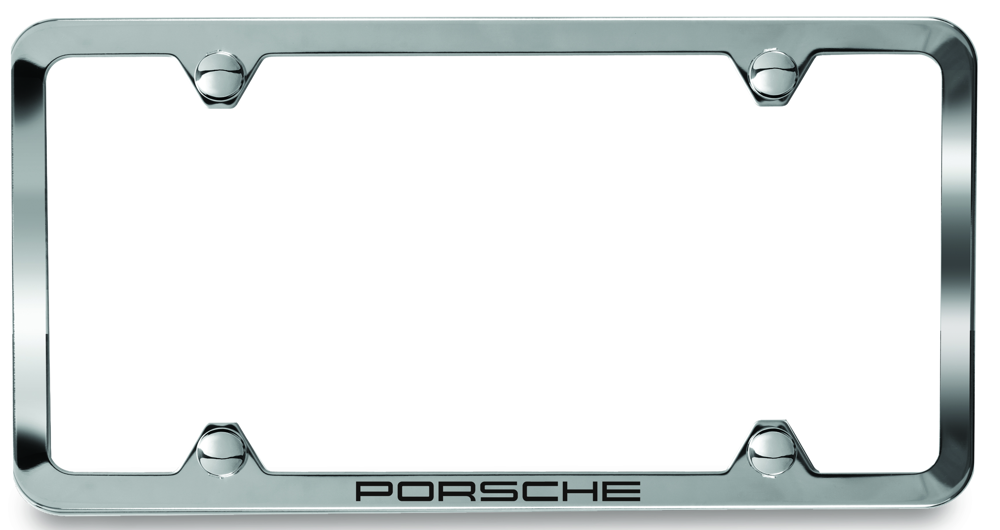 Porsche Nameplate Slimline License Frame zoom