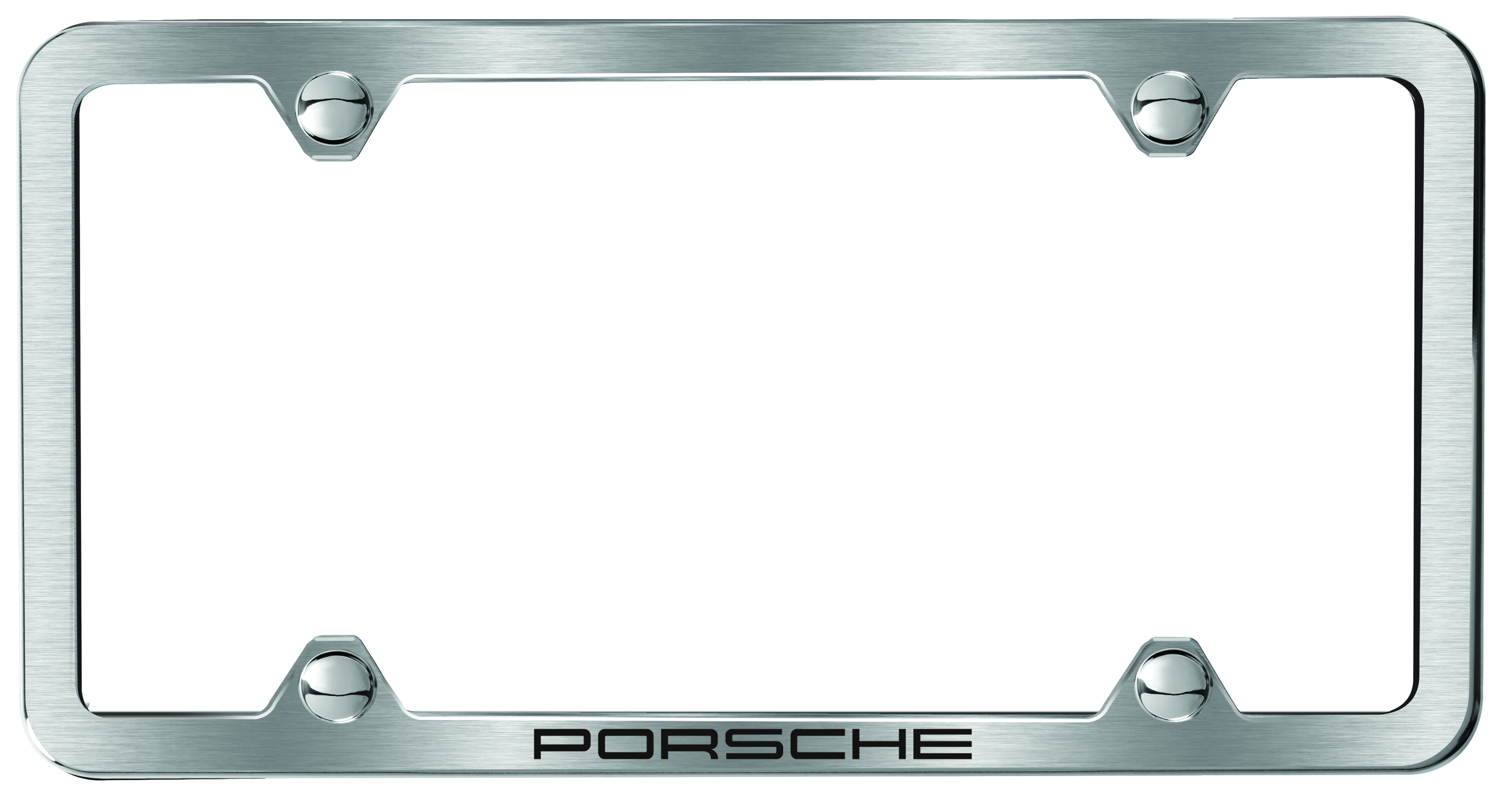 Porsche Nameplate Slimline License Frame photo(2) 