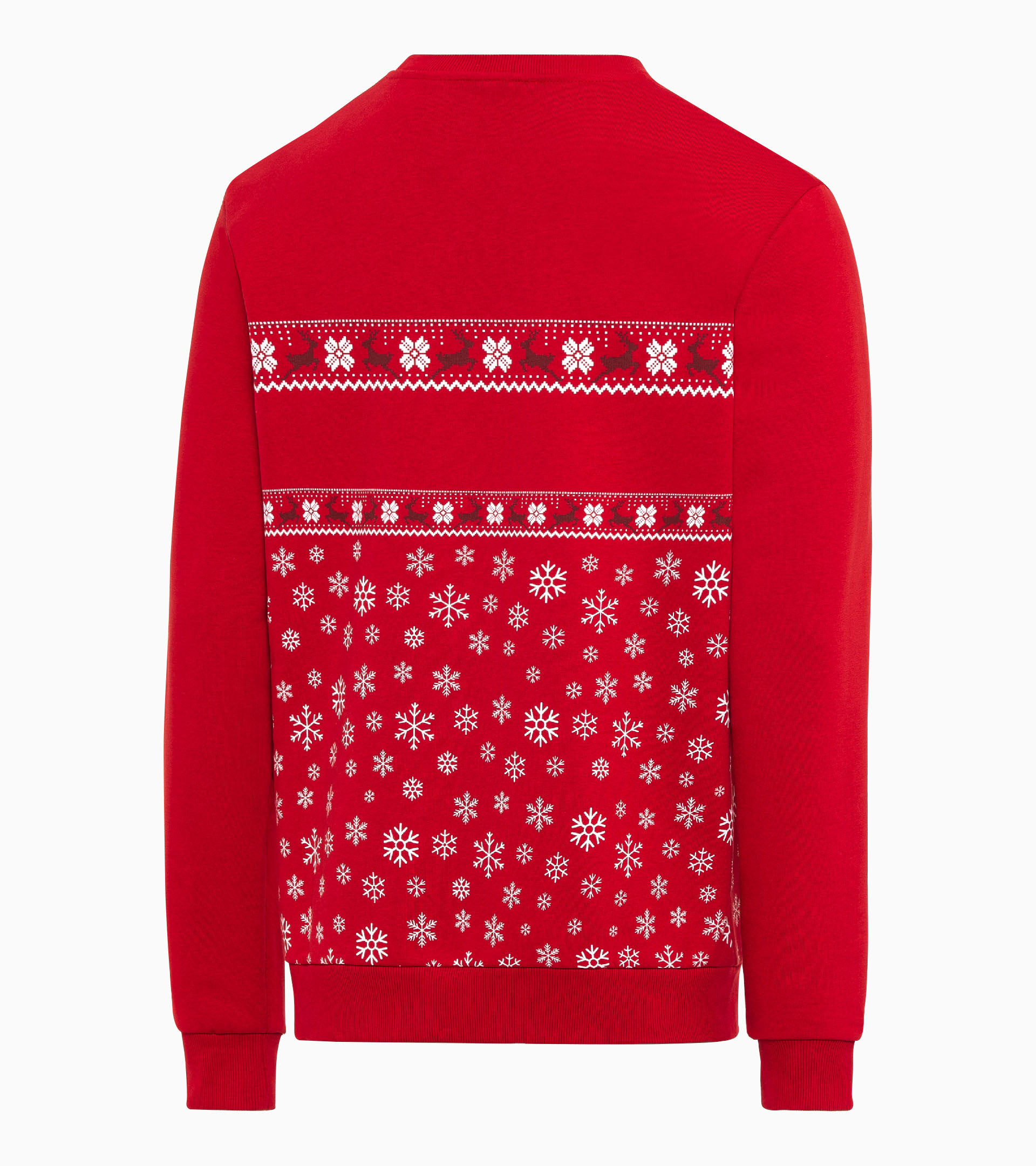 Unisex Christmas Sweatshirt - Red photo(1) 