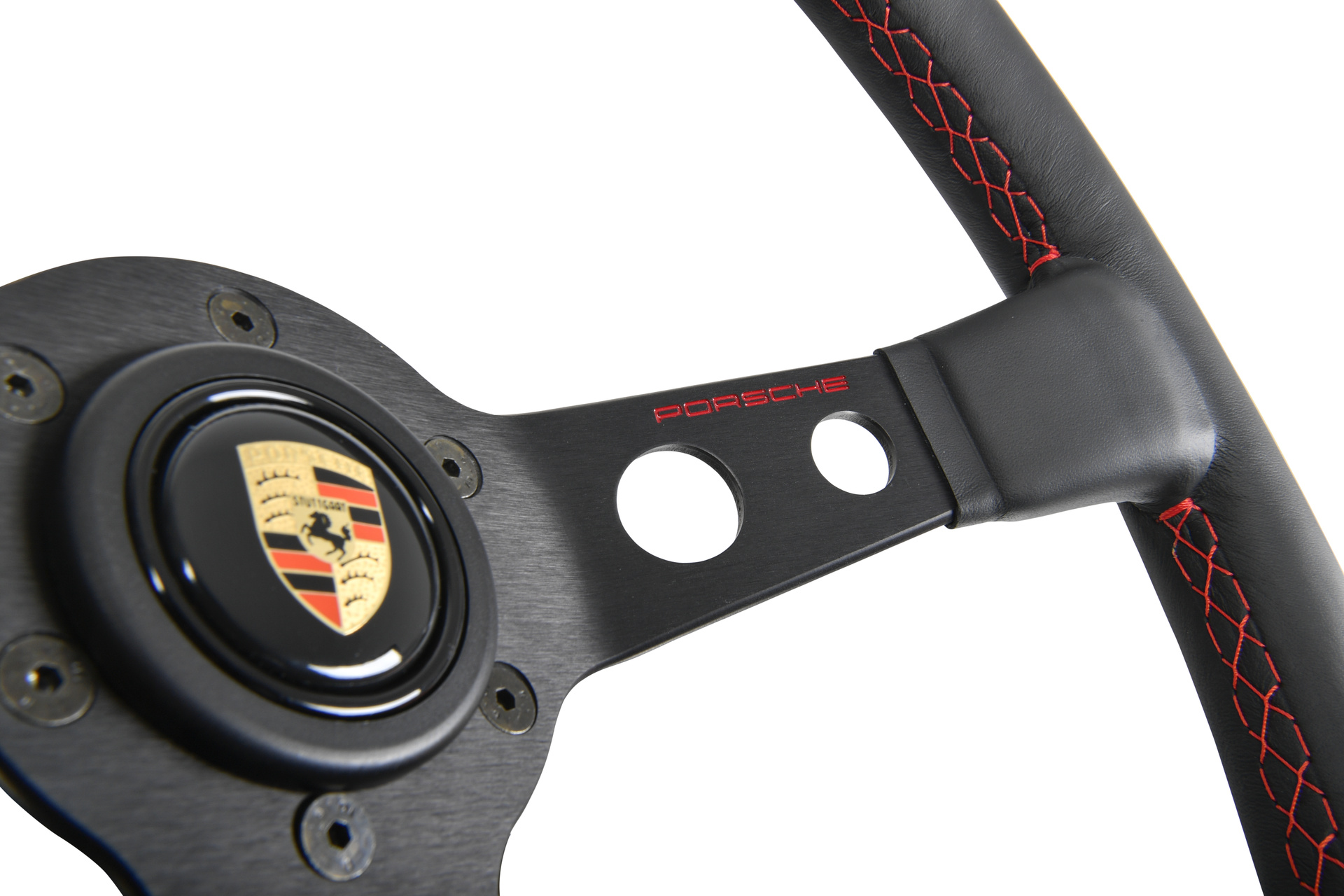 Porsche Classic Performance Steering Wheel with Red Stitching photo(3) 