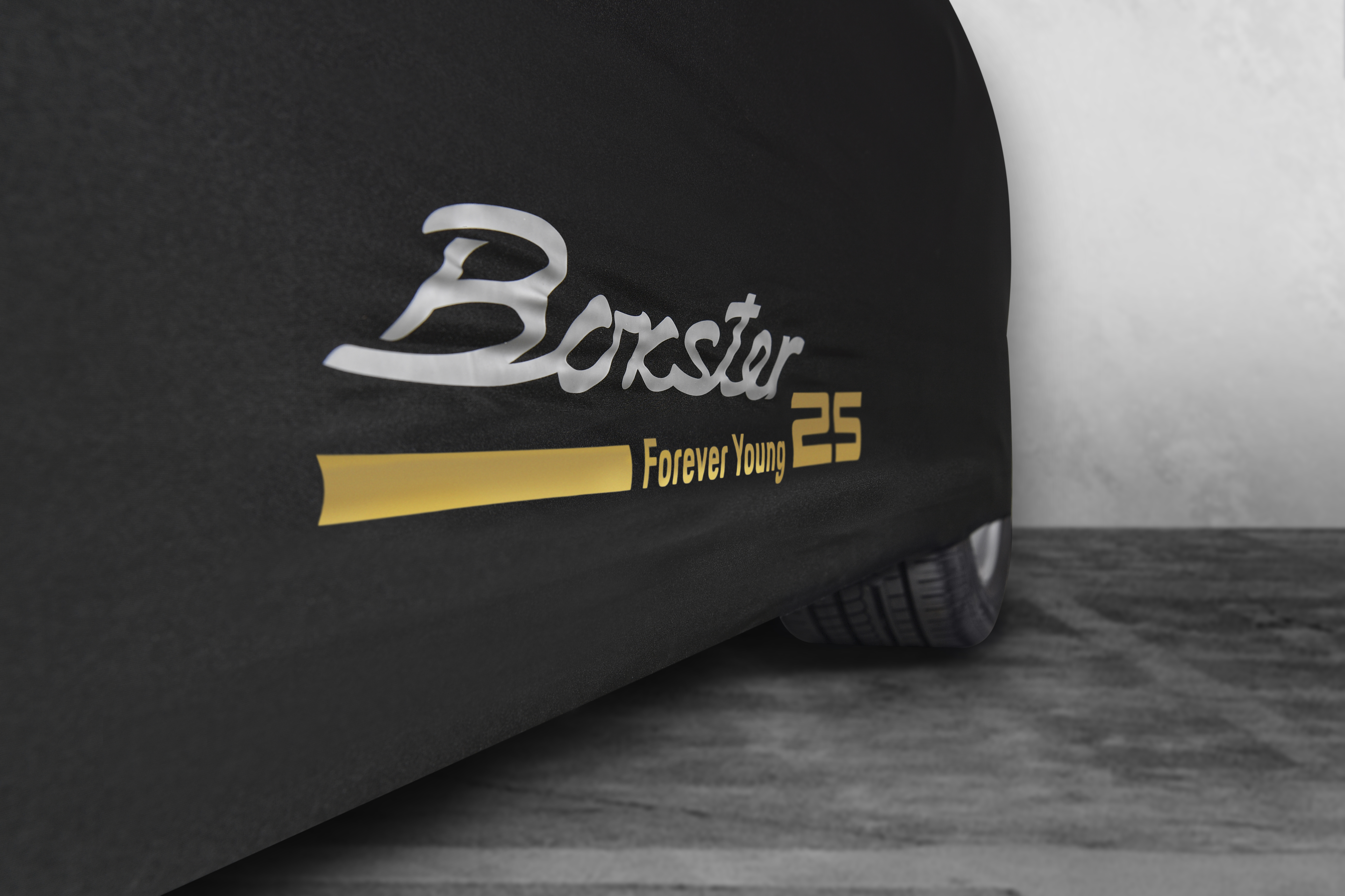 Car Cover: 25 Years Of Boxster (Black) zoom