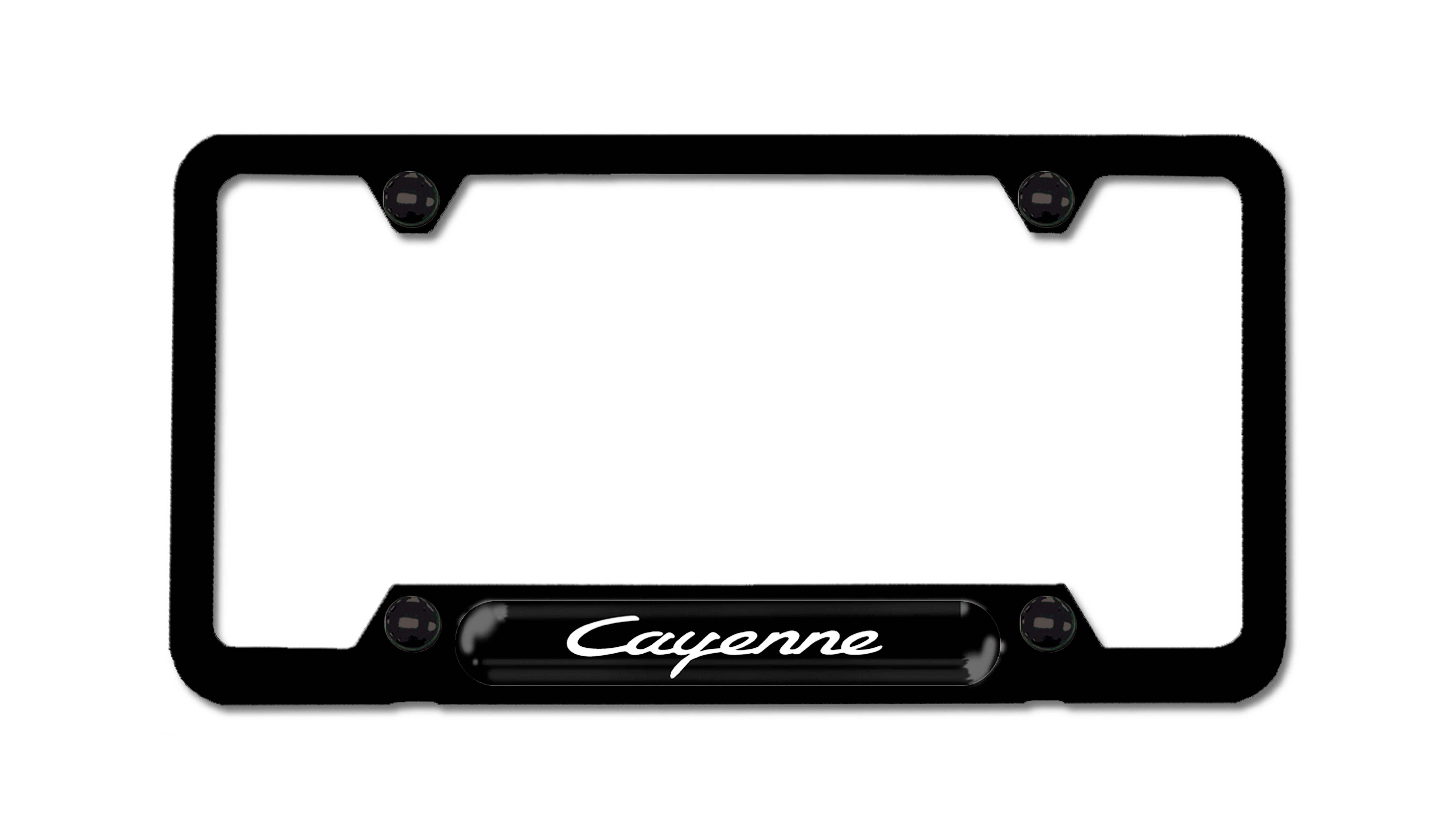 Cayenne Nameplate License Frame photo(0) 
