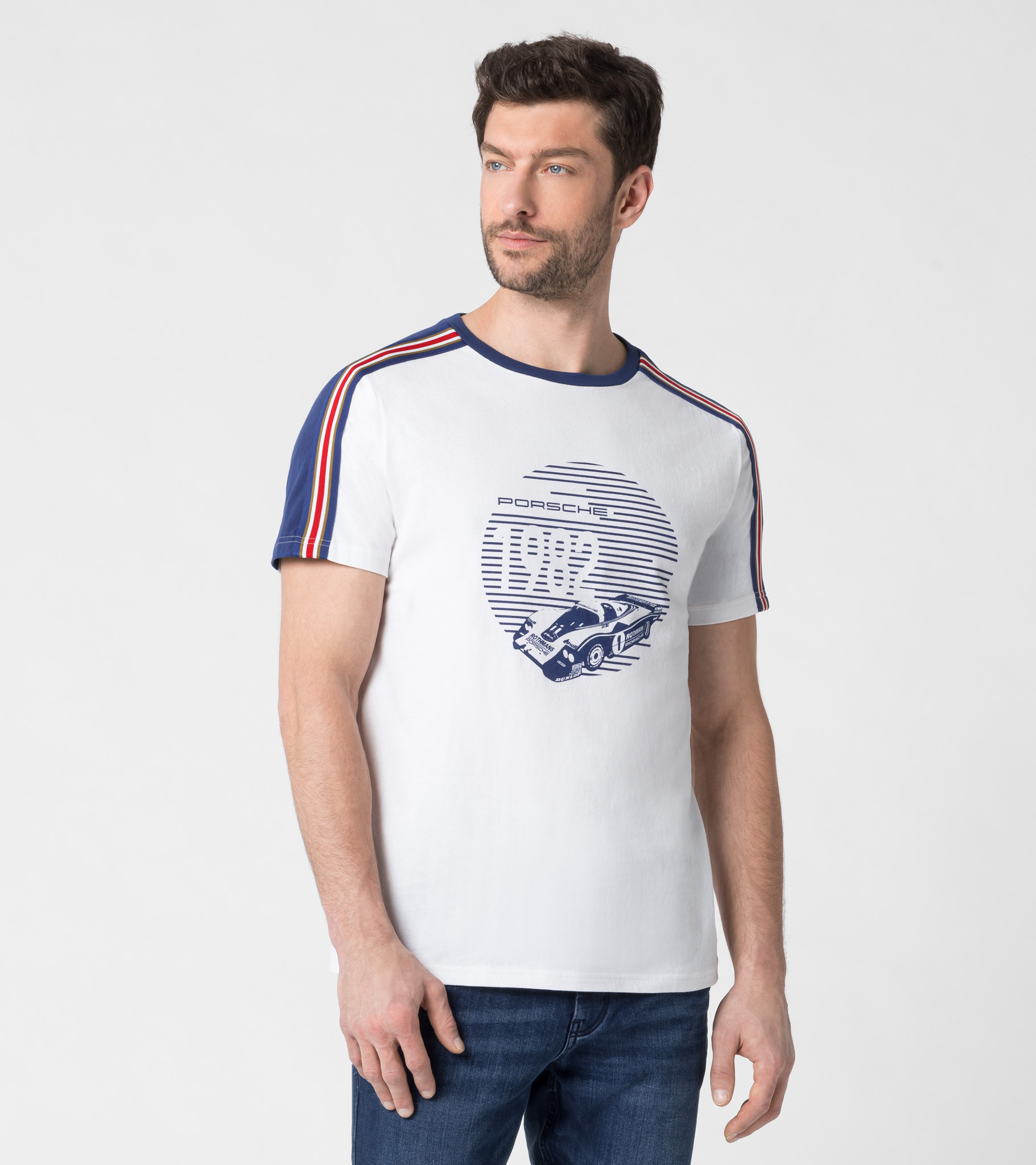 Men's White T-Shirt - Racing Collection photo(0) 