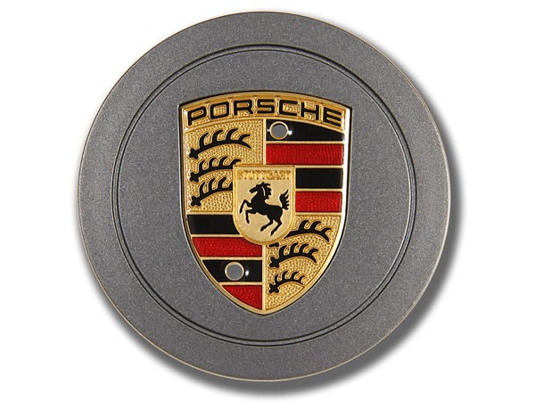 Hub cap in Steel Grey with full-color Porsche Crest for Porsche 993 Carrera S photo(0) 