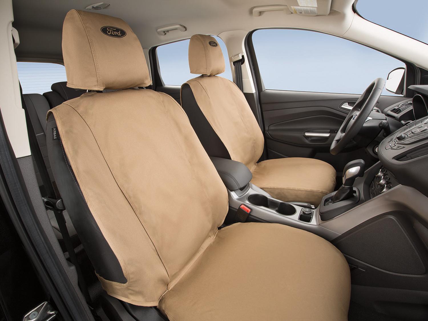 Seat Covers by Covercraft  Front Taupe - VJN1Z15600D20A