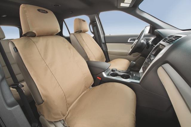 Seat Covers by Covercraft Rear Taupe - VJN1Z6163812A