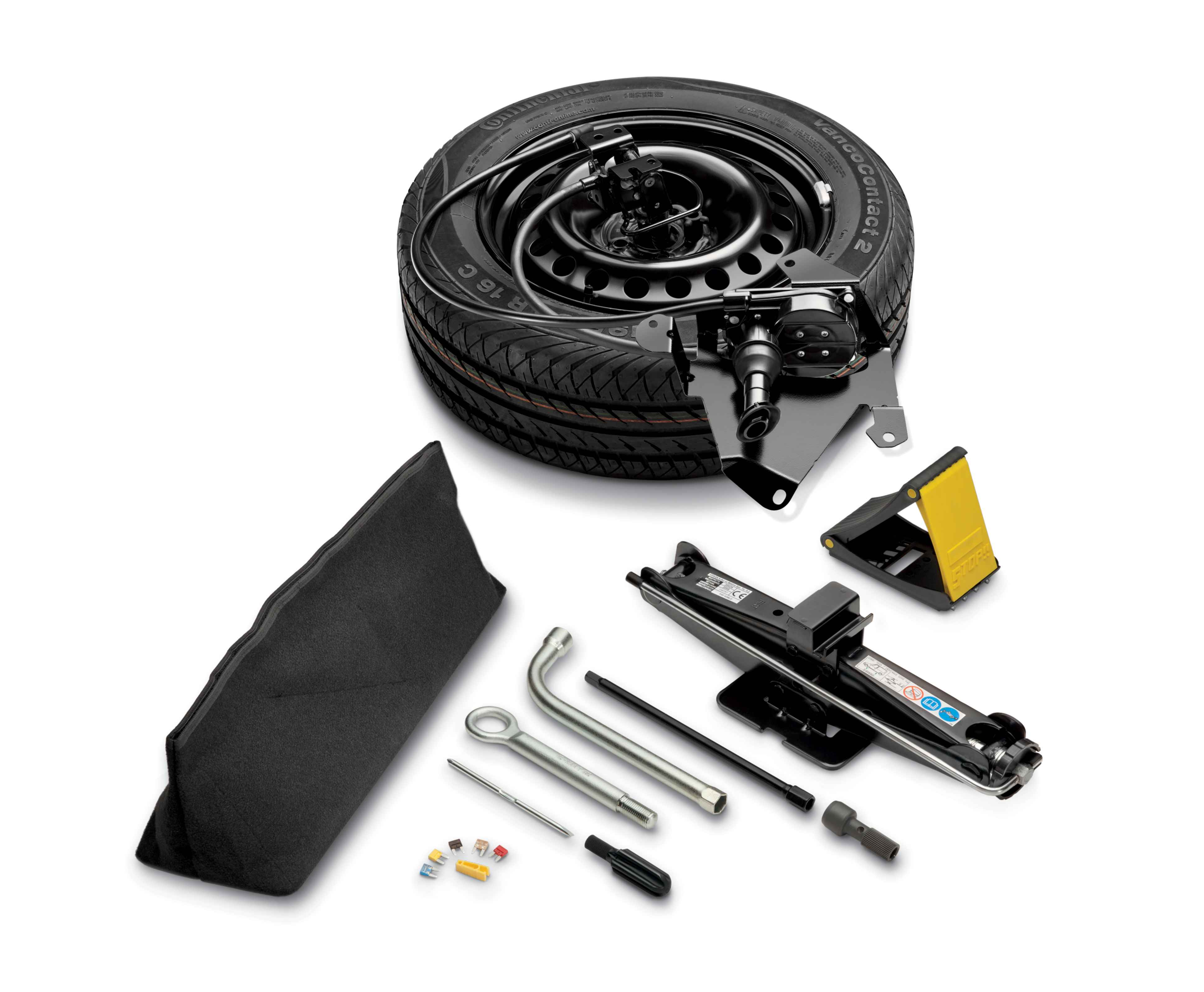 OEM 2015 Ram Ram ProMaster City Spare Tire Kit (Part 82214739AH)