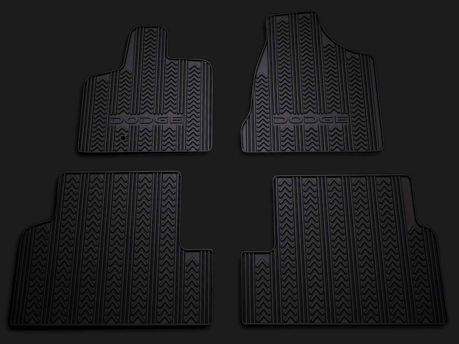 OEM 2019 Dodge Grand Caravan AllWeather Floor Mats (Part 82213477AB)