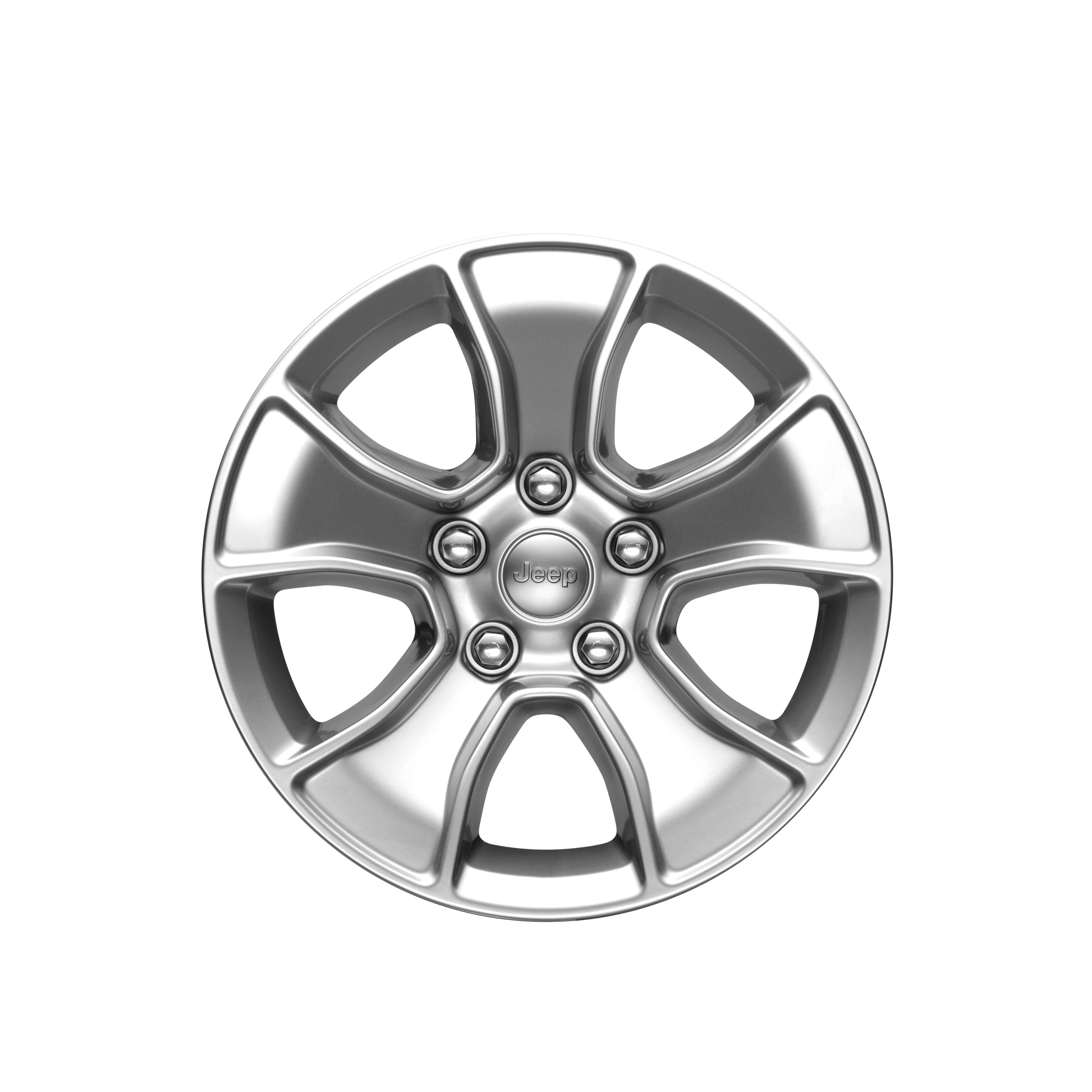 OEM 2009 Jeep Wrangler JK 4 Door 17 Inch Cast Aluminum Wheel Silver 