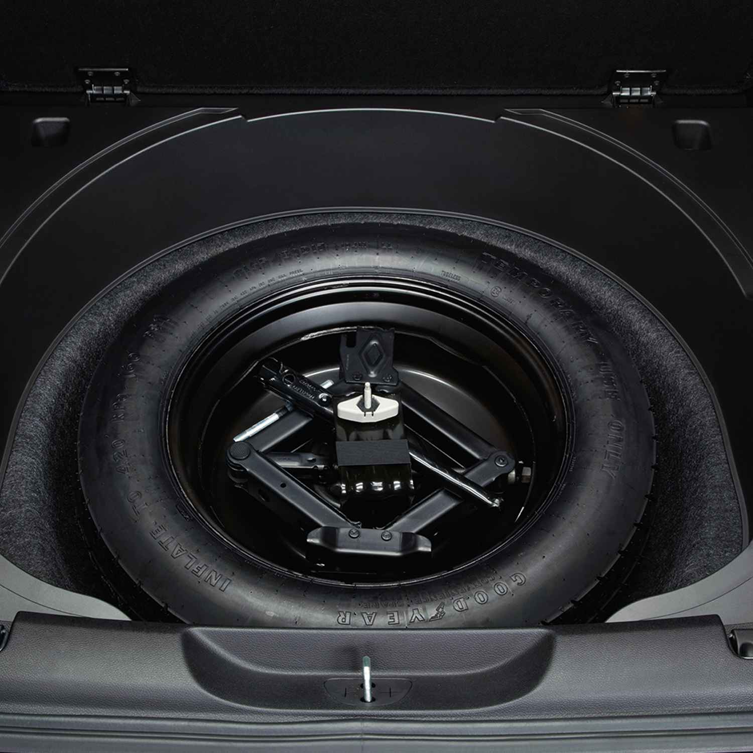 OEM 2019 Jeep Compass Spare Tire Kit (Part 82214638AF)