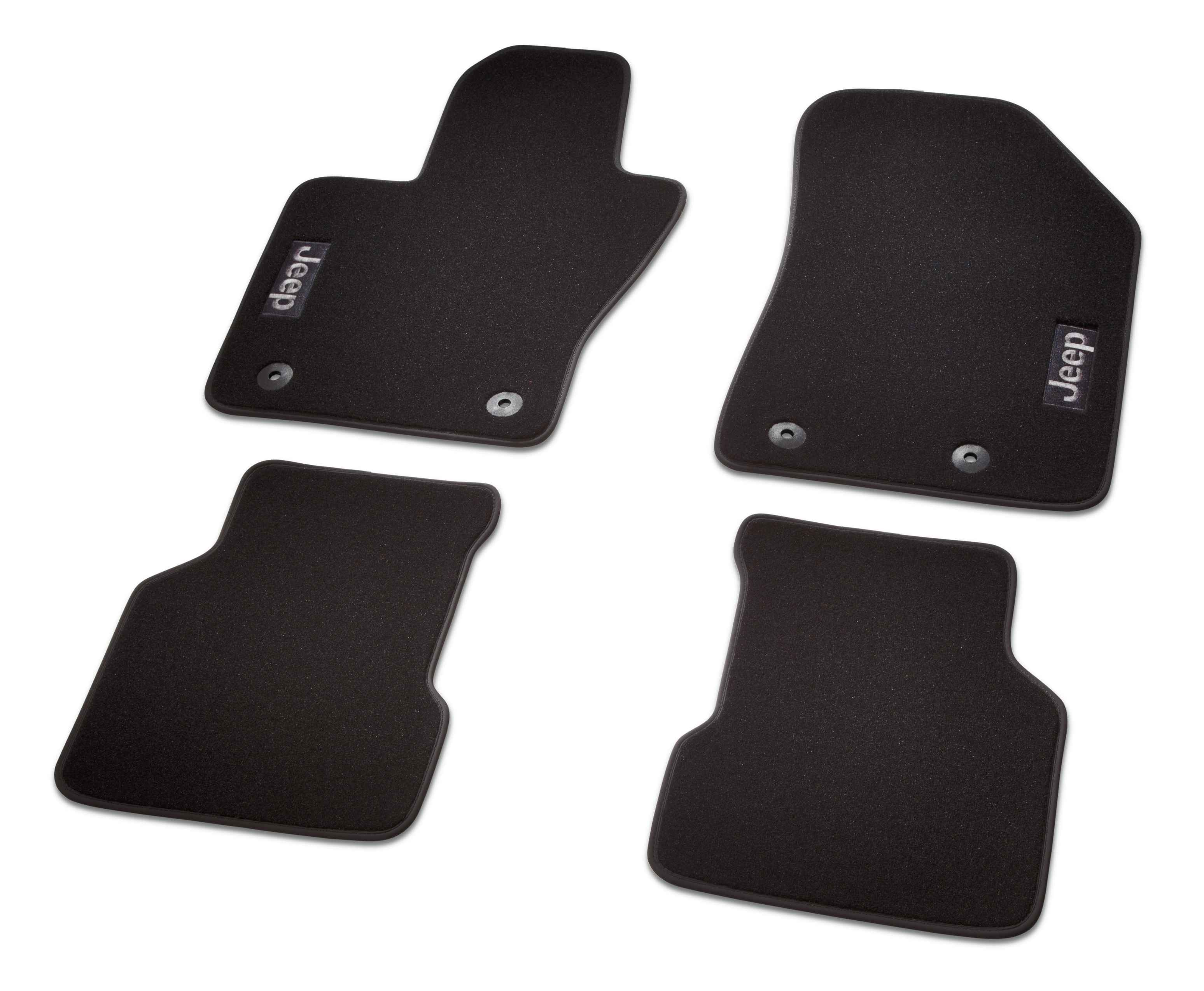 OEM 2018 Jeep Compass Carpet Floor Mats (Part 82214652AB)