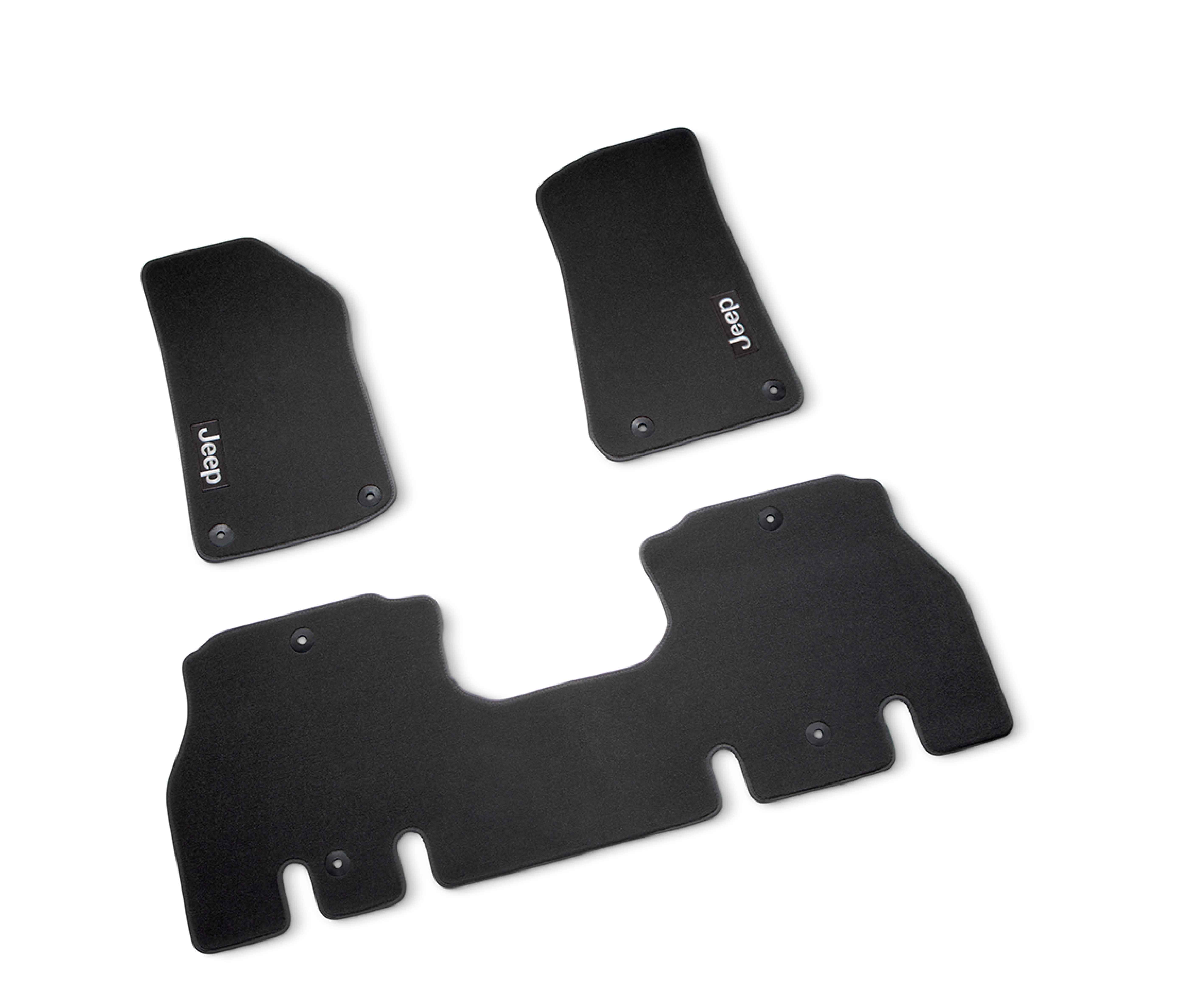 OEM 2021 Jeep Wrangler JL 4Door Premium Carpet Floor Mats (Part