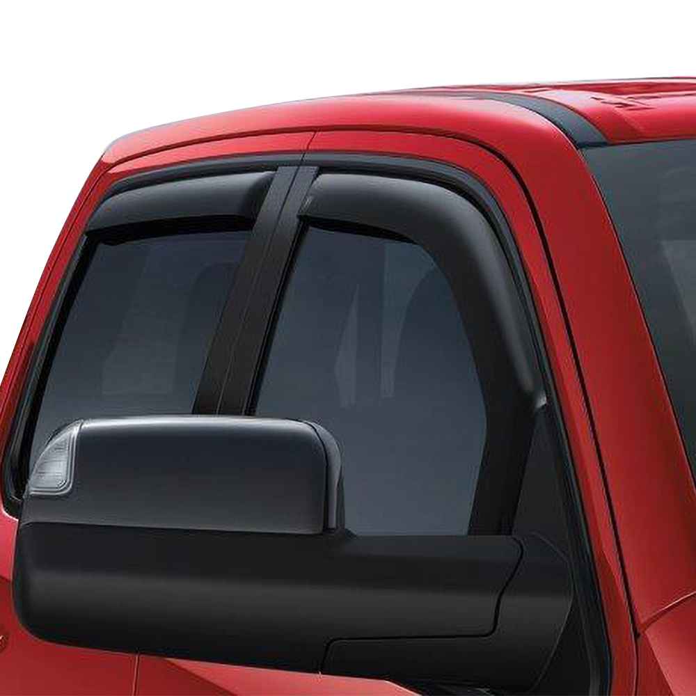 Side Window Air Deflectors - Quad Cab