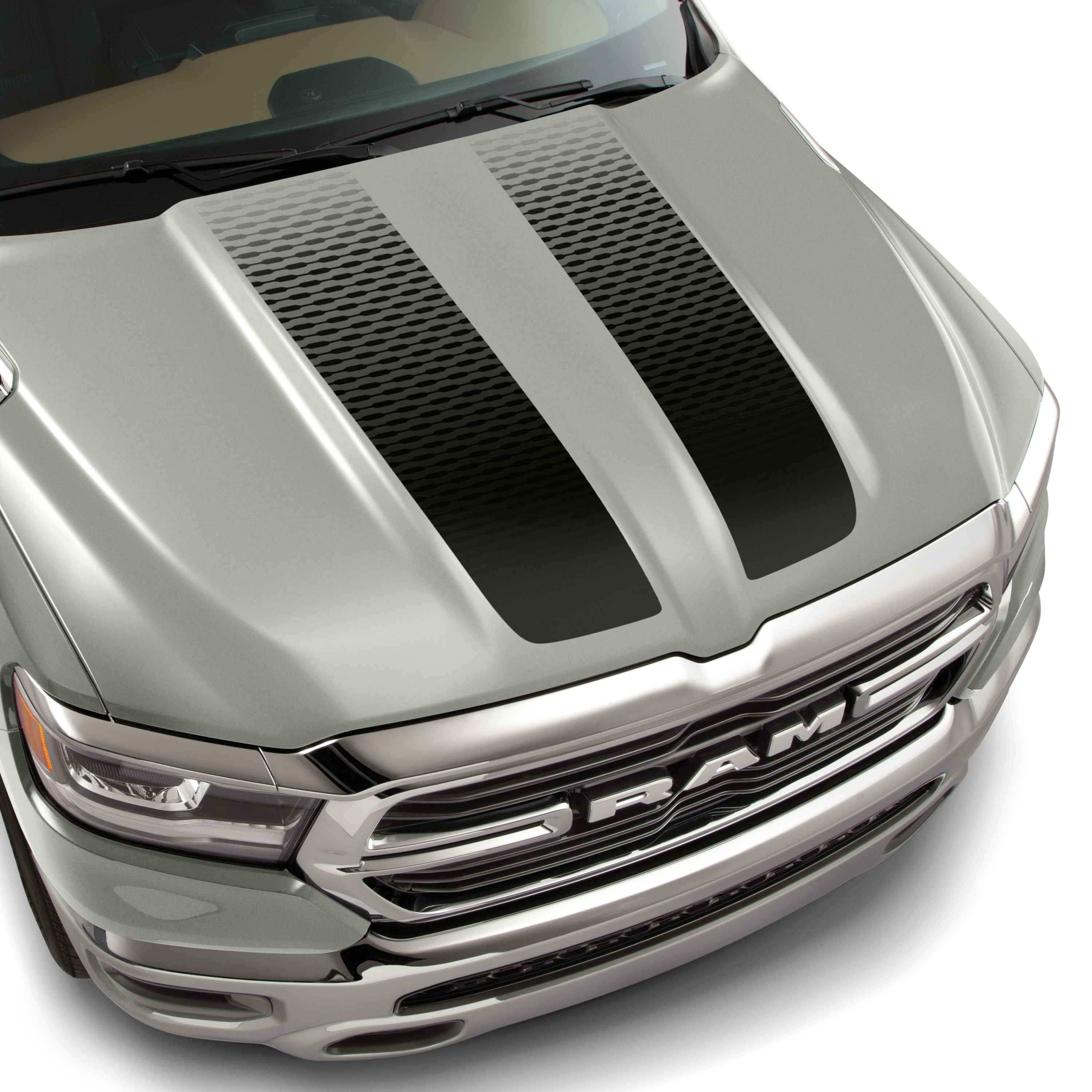 2021 Ram 1500 All New Accessories Black Hood Decal Sport Hood