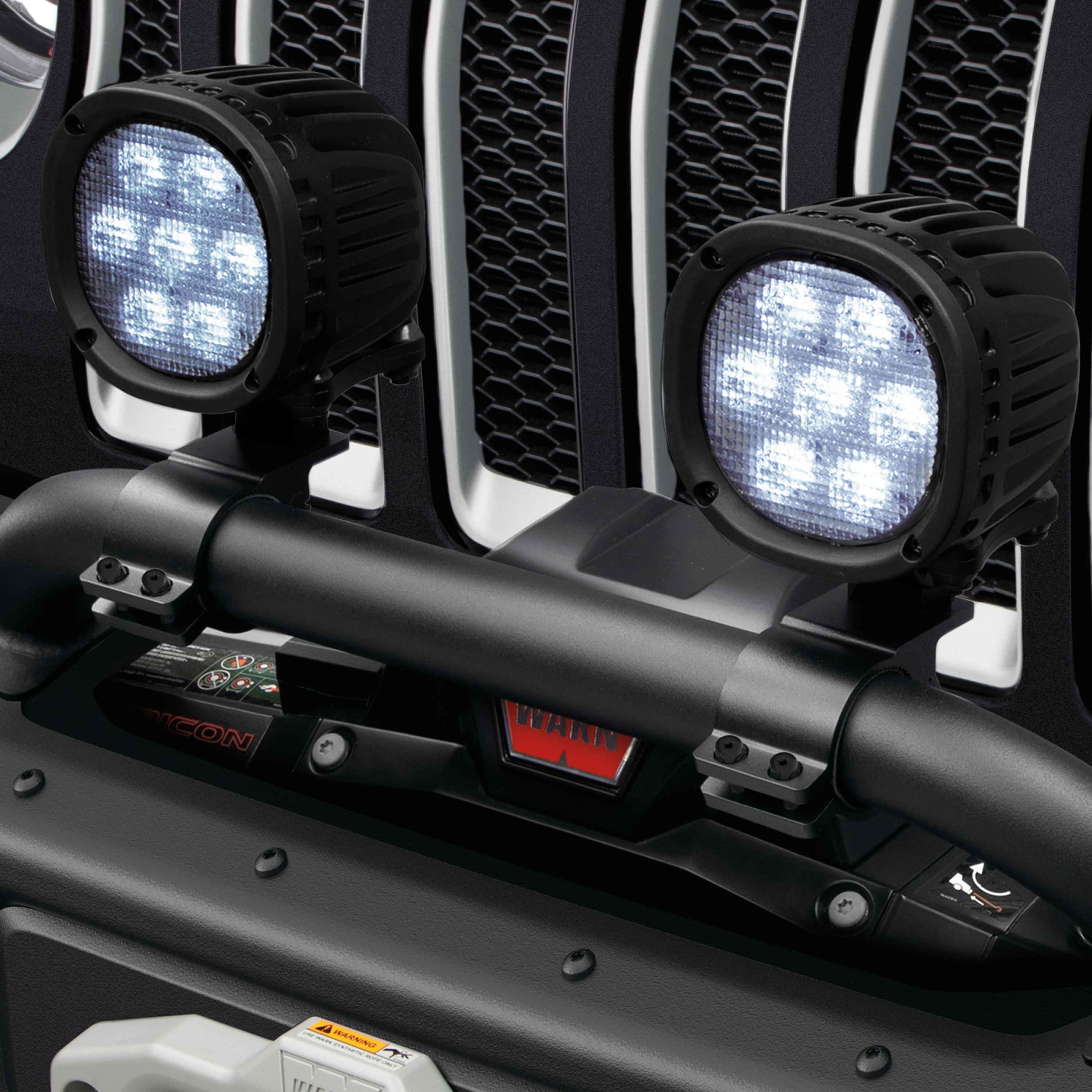 OEM 2021 Jeep Wrangler JL 4Door Winch Guard Light Mounting Bracket