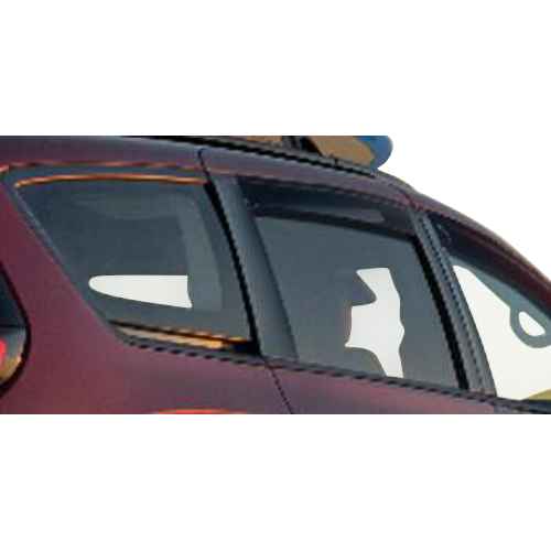 OEM 2017 Chrysler Pacifica Side window deflectors for rear windows (Part #82214512)