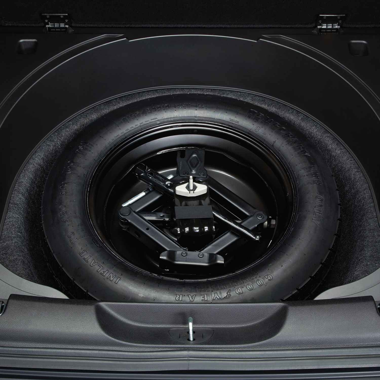 OEM 2021 Jeep Cherokee Spare Tire Kit (Part #82214063AC)