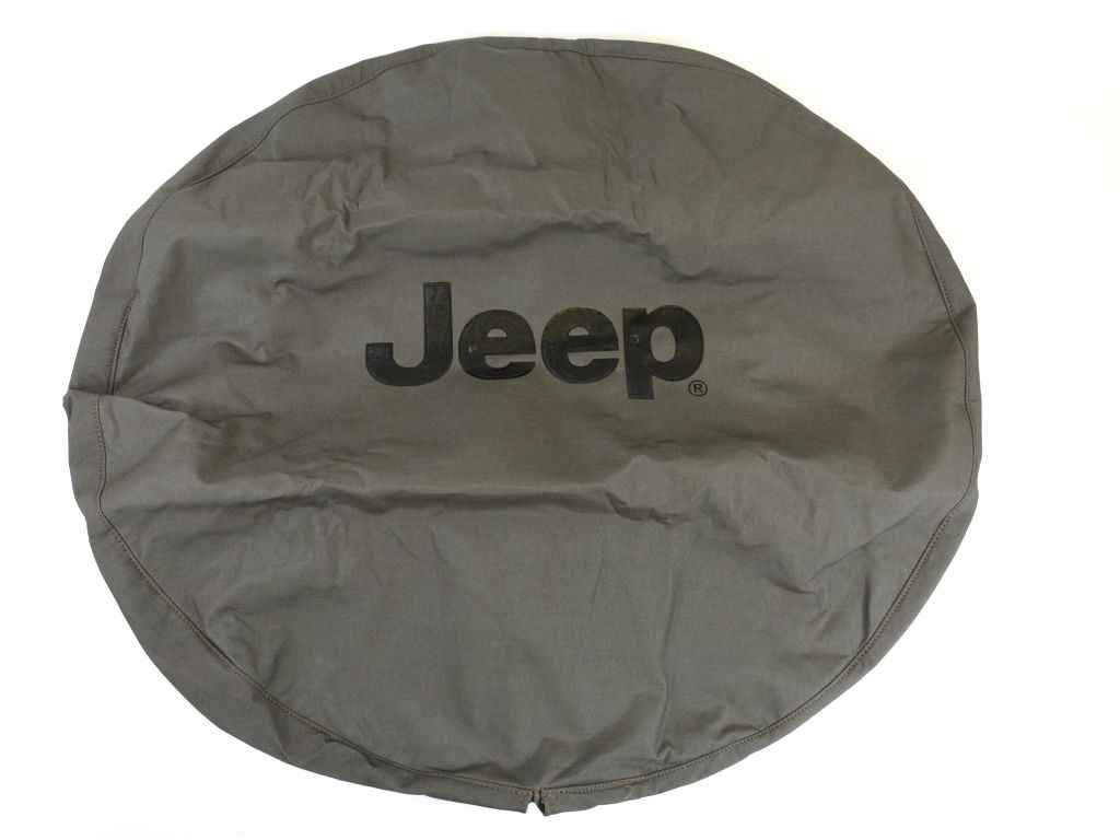 OEM 2018 Jeep Wrangler JK 4-Door Tire Cover (Part #82209956AB)