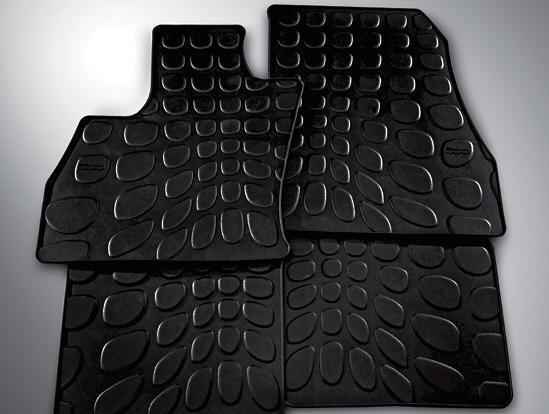 OEM 2017 Fiat 500L Slush Mats (Part #68227376AA)