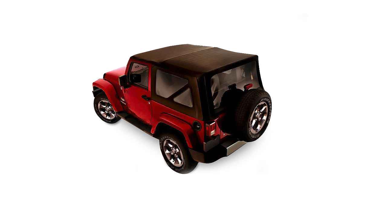 OEM 2016 Jeep Wrangler JK 4-Door Soft Top Window Kit (Part #82213831)