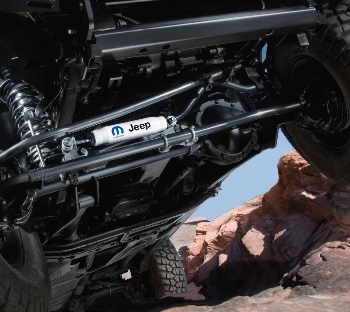 OEM 2016 Jeep Wrangler JK 4-Door Steering Stabilizers (Part #77072360)