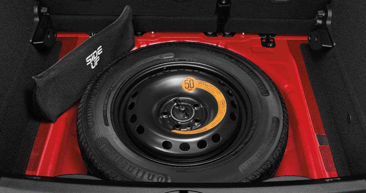 OEM 2017 Fiat 500X Spare Tire Kits (Part #82214679AB)