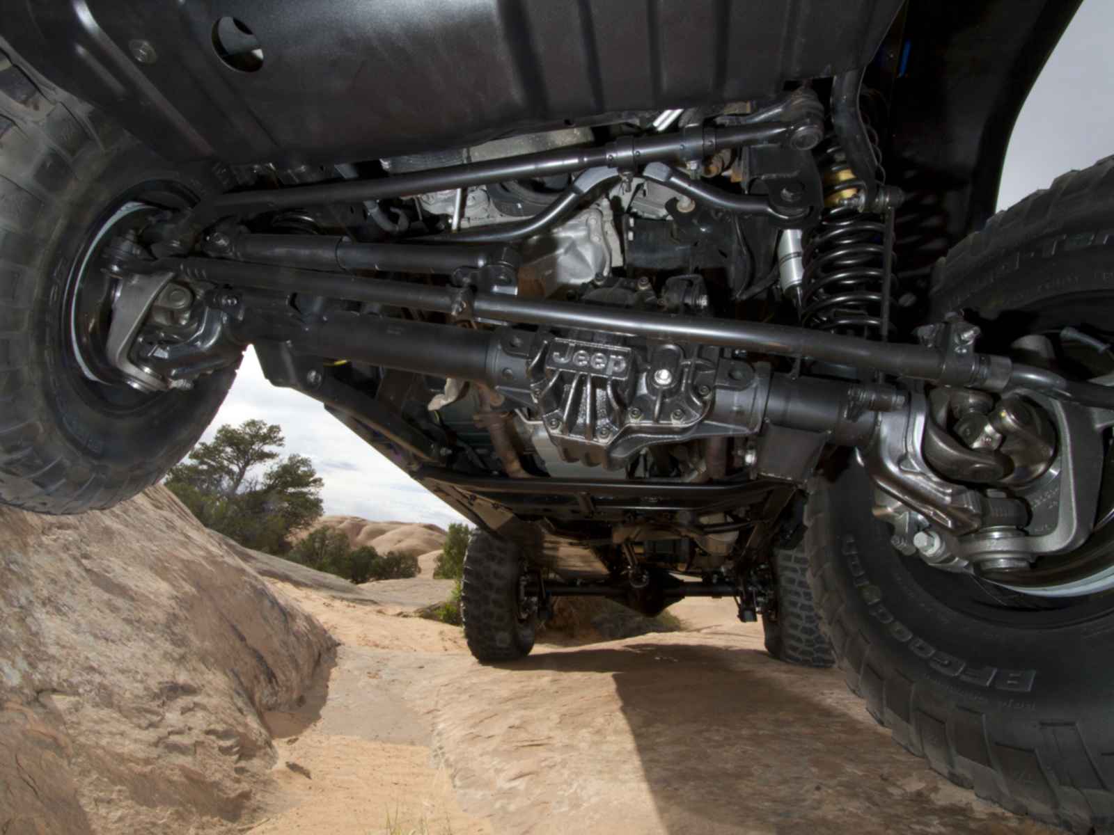 OEM 2017 Jeep Wrangler JK 4-Door Performance Crate Axle (Part #P5156276AC)