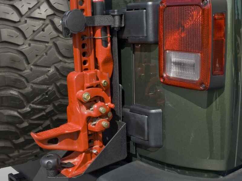 OEM 2012 Jeep Wrangler JK 2-Door Hi-Lift Jack Carrier (Part #158RR601)