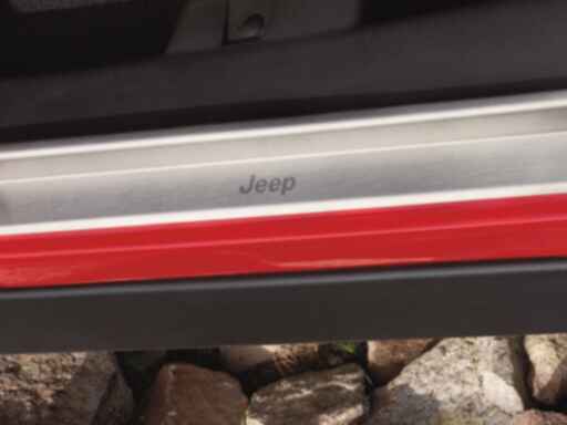 OEM 2017 Jeep Wrangler JK 4-Door Door Sill Guards (Part #82210142AC)
