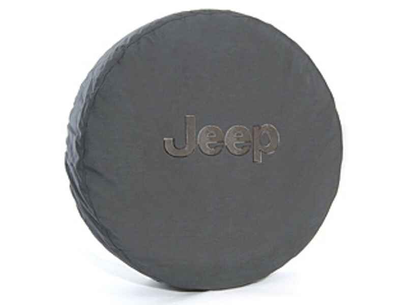 OEM 2006 Jeep Wrangler 4-Door Tire Cover (Part #82207955AC)