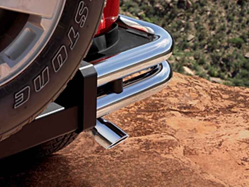 OEM 2013 Jeep Wrangler JK 4-Door Exhaust Tip (Part #82208439AD)