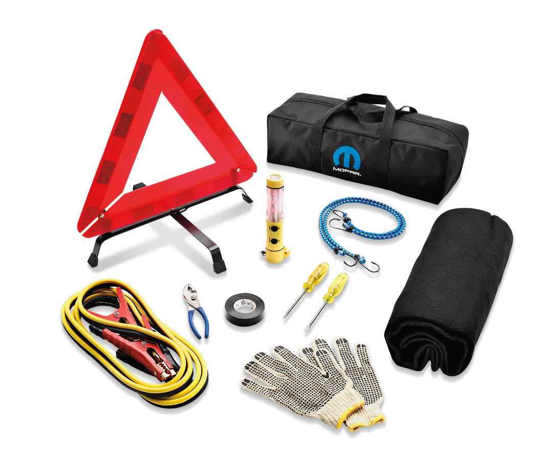 OEM 2020 Fiat 500L Roadside Safety Kit (Part #82213499AB)