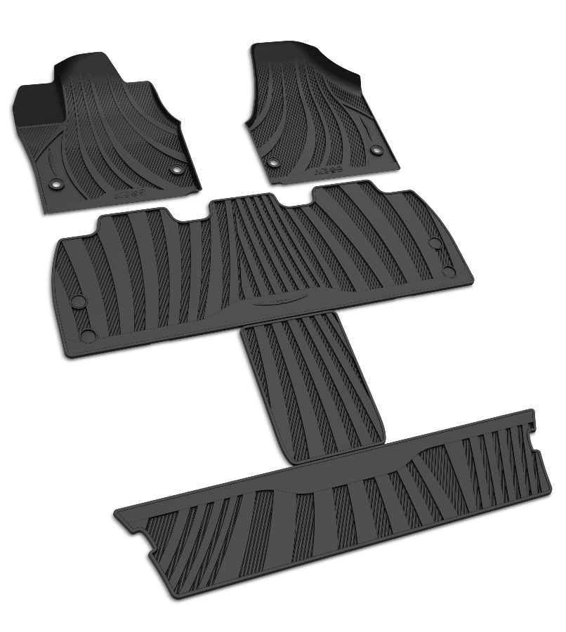 OEM 2017 Chrysler Pacifica All-Weather Mats (Part #82214515AB)
