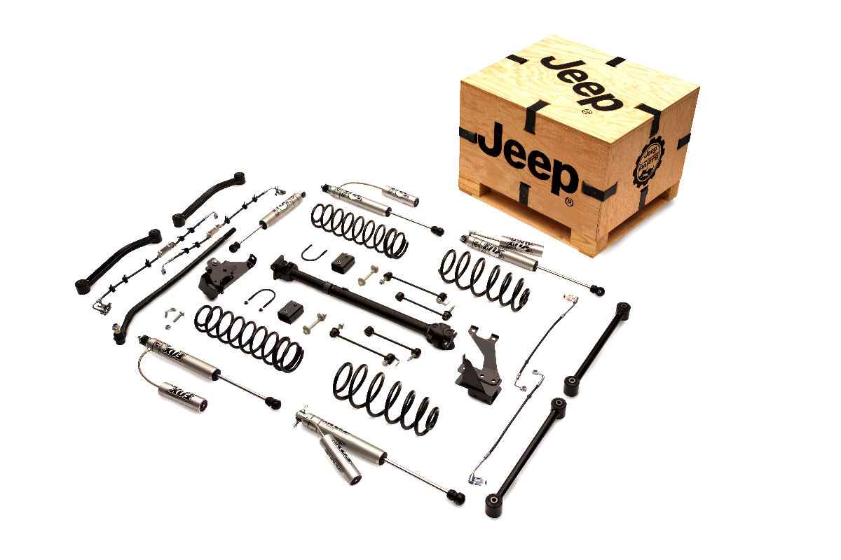 OEM 2010 Jeep Wrangler JK 4-Door Lift Kit (Part #77072353AC)