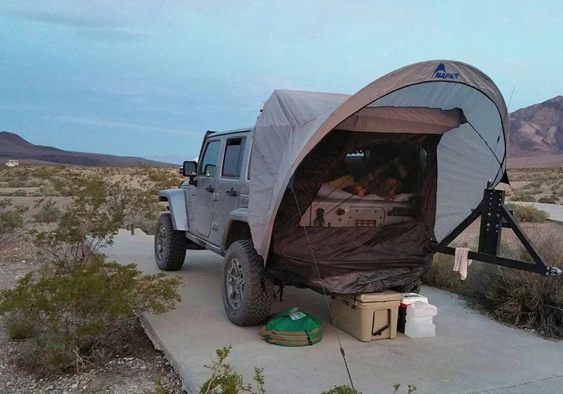 OEM 2020 Jeep Wrangler JL 4-Door Napier Tents SUV Tent (Part #68625118AA)