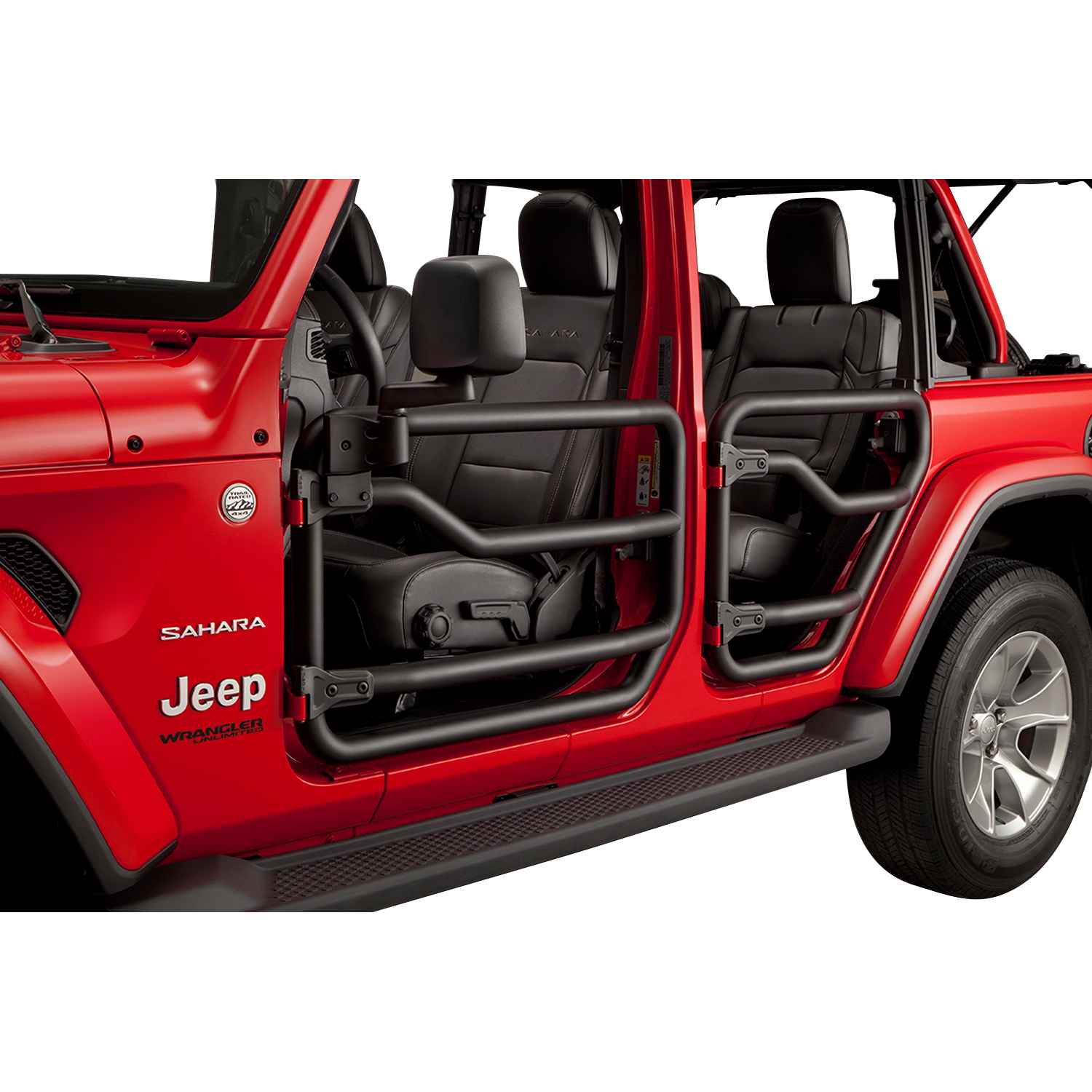 OEM 2020 Jeep Wrangler JL 4-Door Tube Doors Wrangler JL, 4-Door (Part #77072498AB)