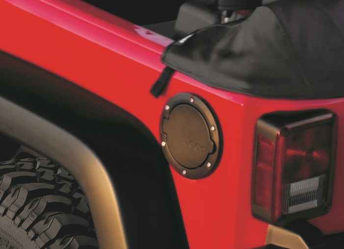 OEM 2013 Jeep Wrangler JK 4-Door Fuel Door (Part #82210609AC)