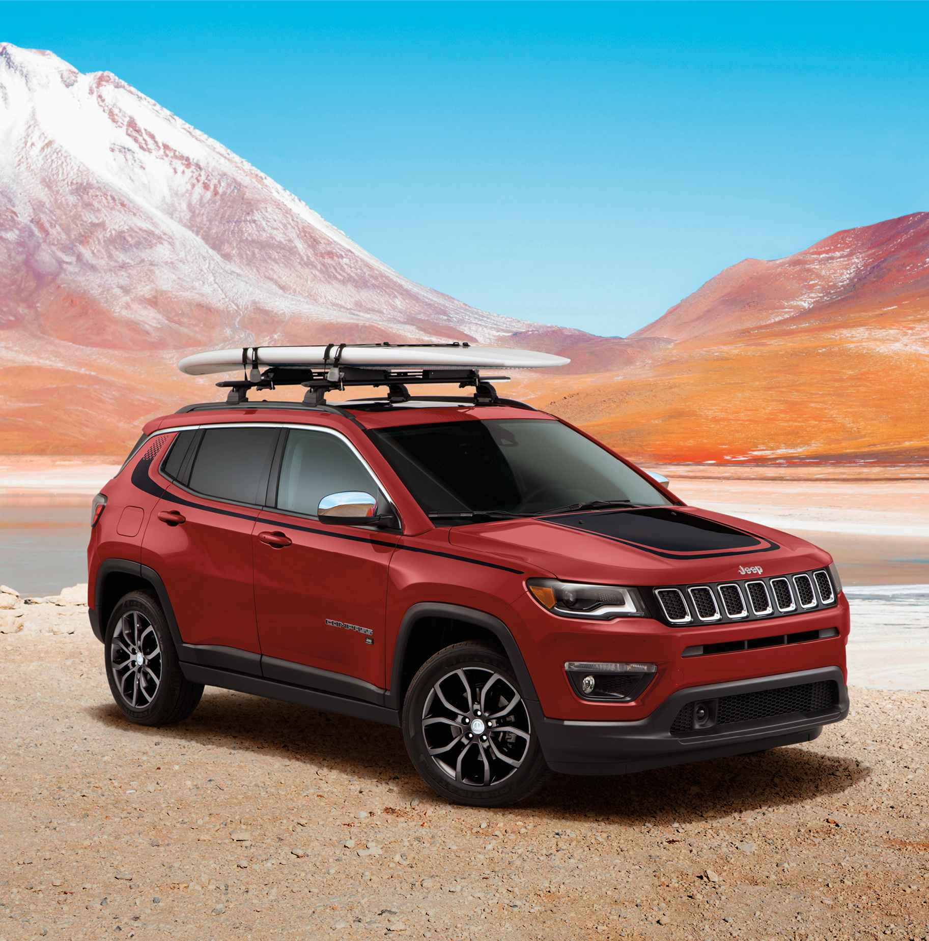 OEM 2019 Jeep Compass Bodyside Graphics (Part #82214627AB)