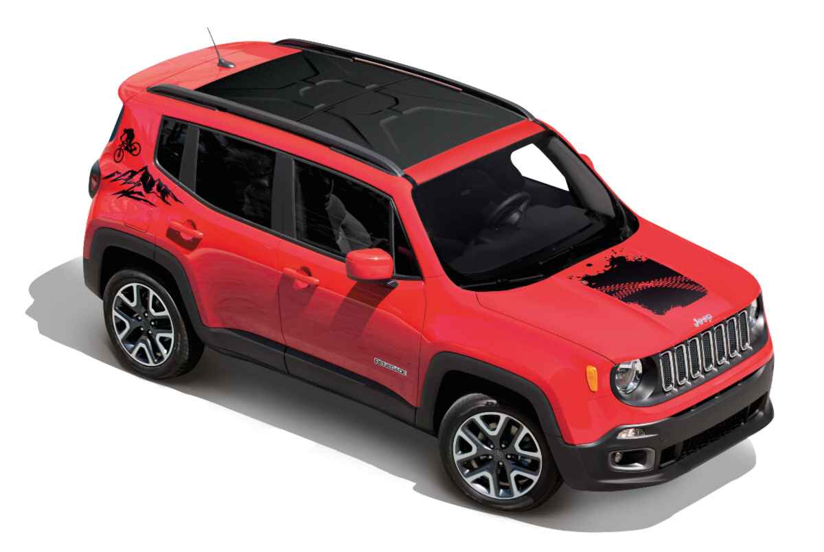 OEM 2019 Jeep Renegade Hood and Bodyside Decal (Part #82214823AC)