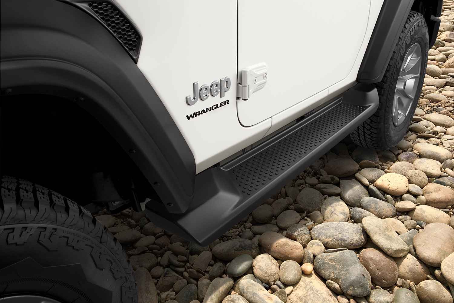 OEM 2020 Jeep Wrangler JL 4-Door Side Steps (Part #82215145)