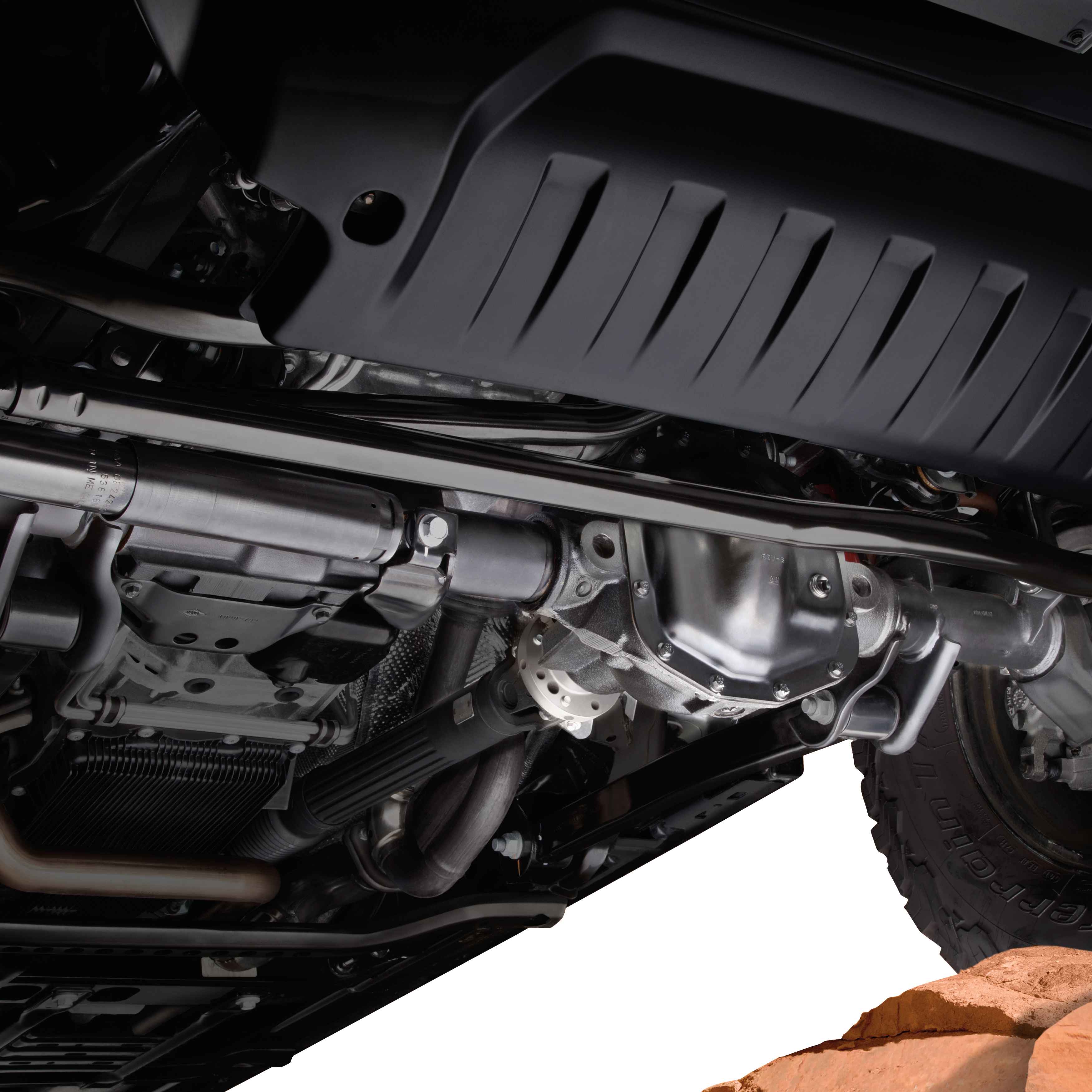 OEM 2021 Jeep Gladiator Front Bumper Skid Plate (Part #82215183AB)
