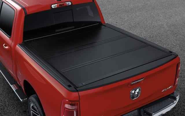 OEM 2019 Ram 1500 Hard Folding Tonneau Cover for 5 7 RamBox Cargo Management System (Part #82215225AC)