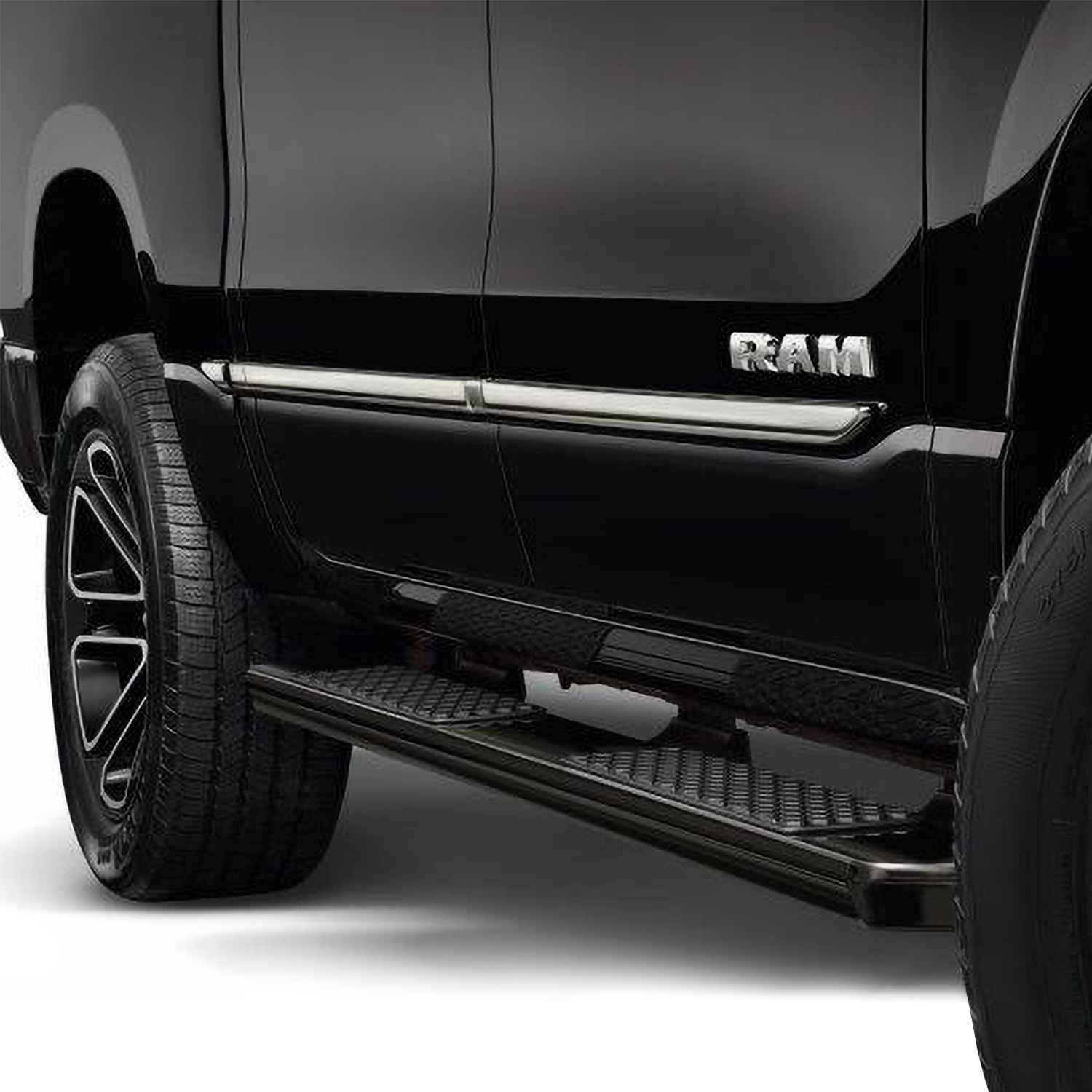 OEM 2019 Ram 1500 Chrome Bodyside Moldings - Crew Cab with 5' 7 Bed
