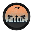 OEM 2020 Jeep Wrangler JL 2-Door Spare Tire Cover (Part #82215431AB)