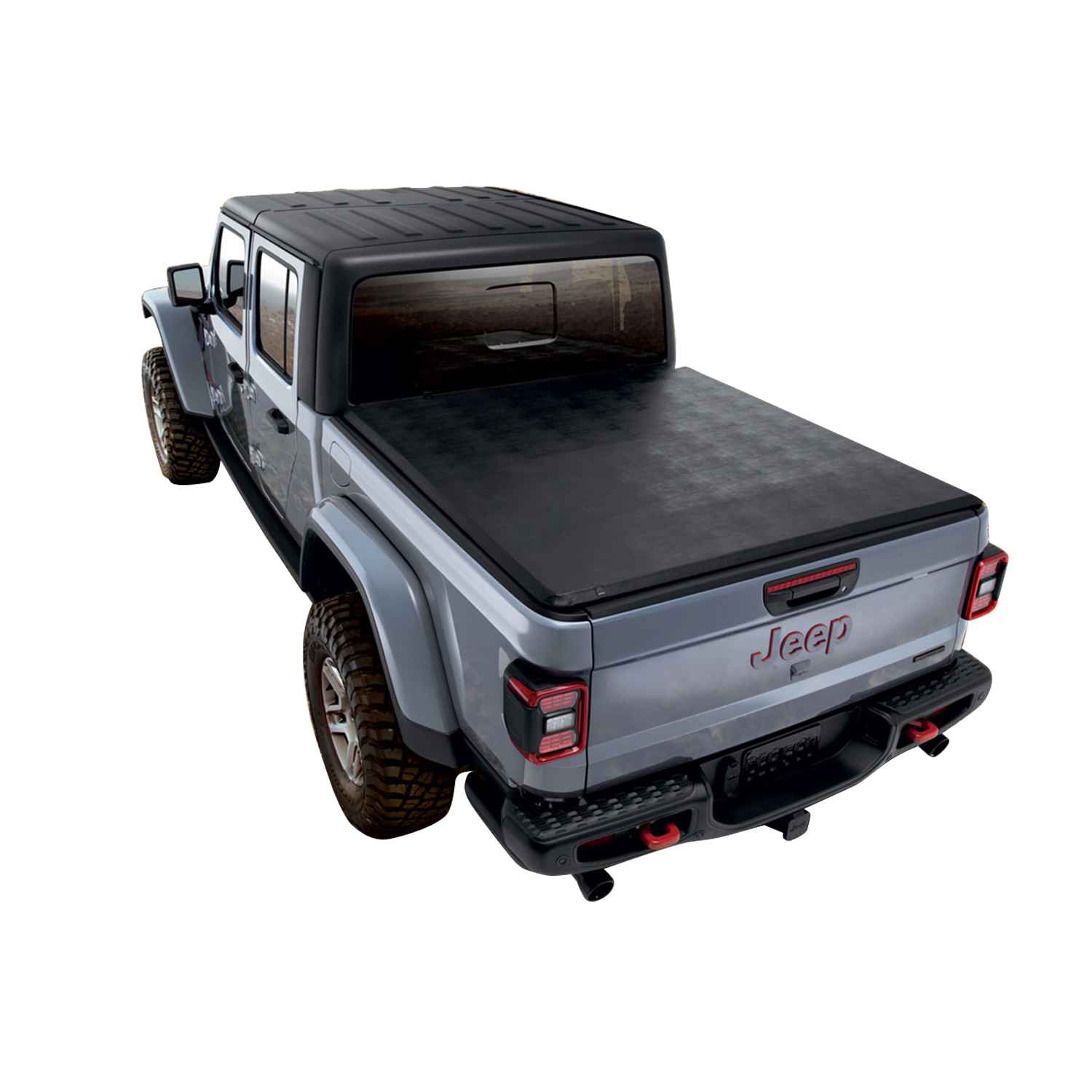 OEM 2020 Jeep Gladiator Tonneau Cover, Soft Tri-Fold (Part #82215615)