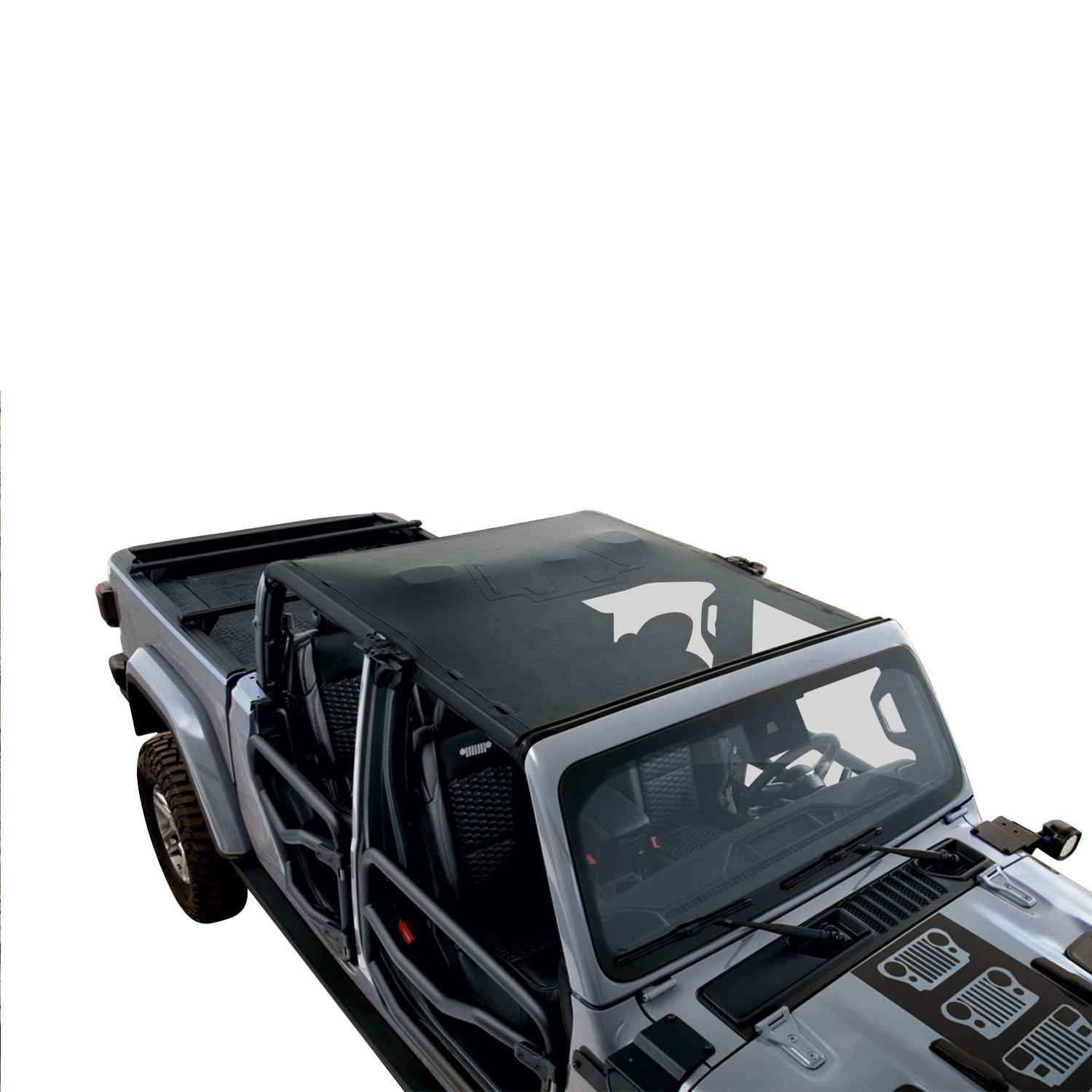 OEM 2021 Jeep Gladiator Sun Bonnet, Solid (Part #82215620)