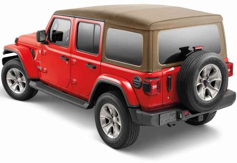 OEM 2020 Jeep Wrangler JL 4-Door Soft Top (Part #82215914AB)