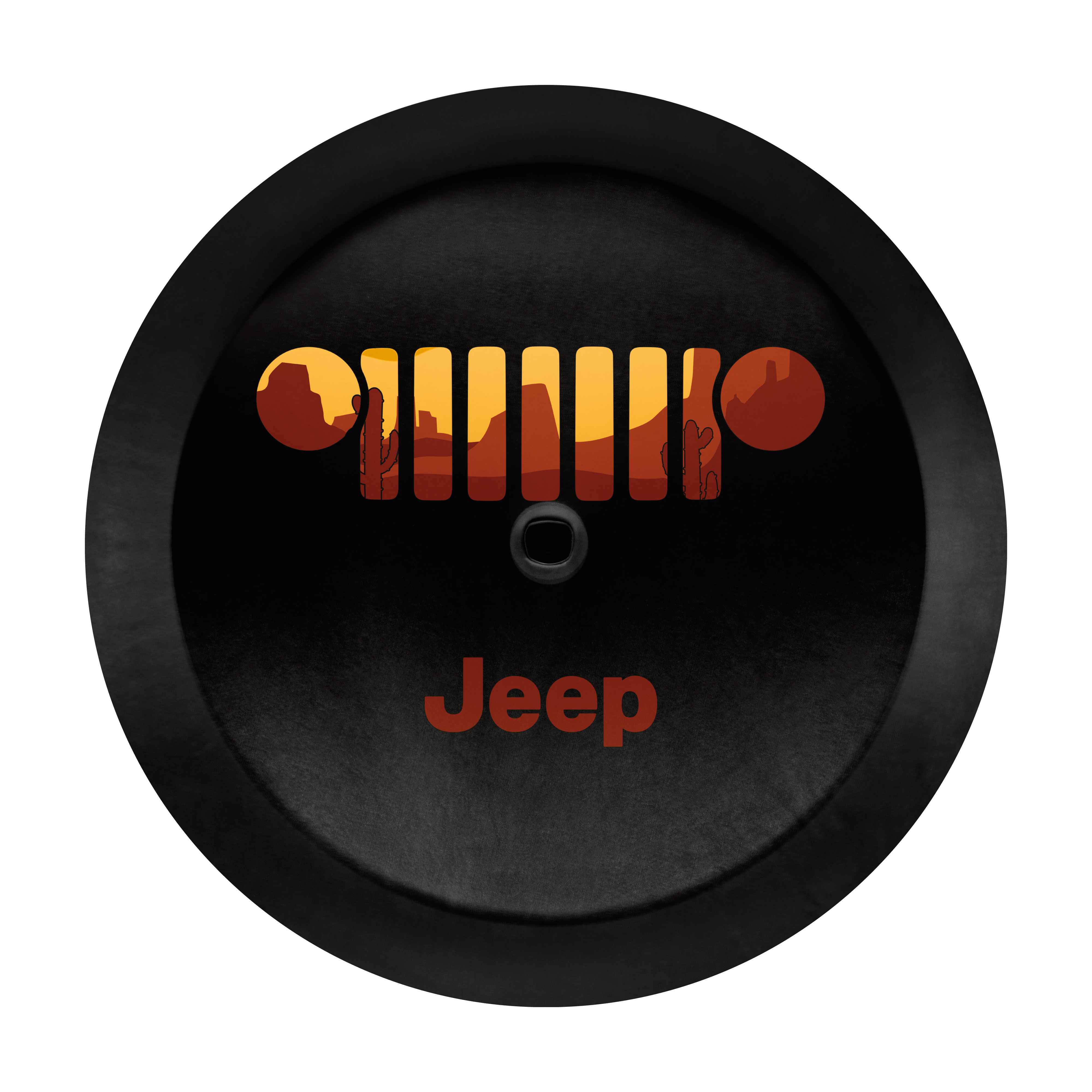 OEM 2020 Jeep Wrangler JL 2-Door Tire Cover (Part #82215967)