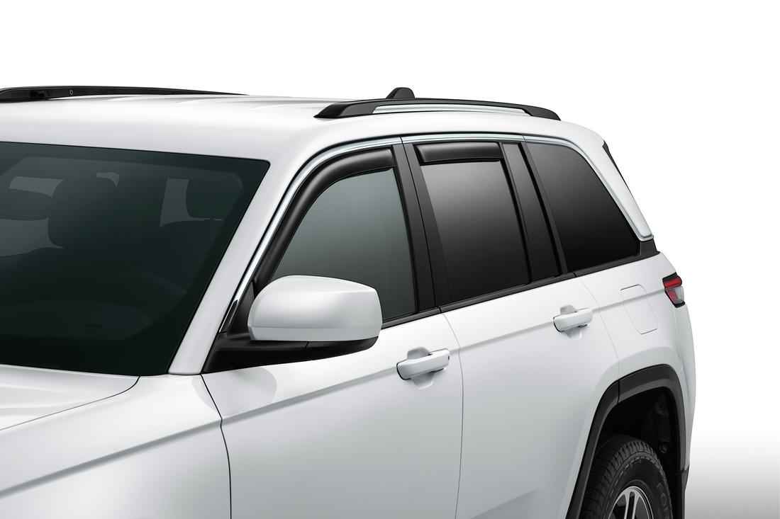 2023 Jeep New Grand Cherokee, two-row Side Window Air Deflectors 82216023AA